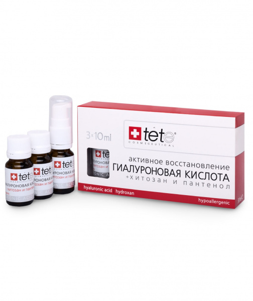Гиалуроновая кислота с хитозаном и пантенолом TETe Cosmeceutical Hyaluronic Acid and Hydroxan Panthenol, 30 мл Гиалуроновая кислота с хитозаном и пантенолом TETe Cosmeceutical Hyaluronic Acid and Hydroxan Panthenol, 30 мл
