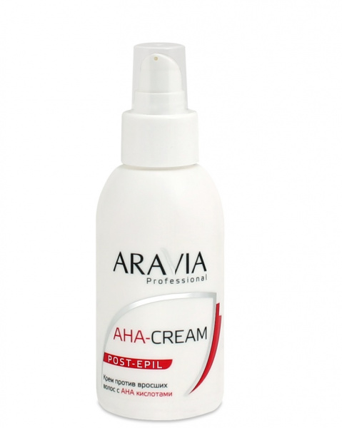 Крем против вросших волос с АНА кислотами Aravia Professional Aha-Cream, 100 мл Крем против вросших волос с АНА кислотами Aravia Professional Aha-Cream, 100 мл