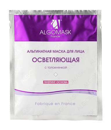 Осветляющая альгинатная маска с толокнянкой Algomask Anti-Pigment Peel-Off Mask, 25 гр.