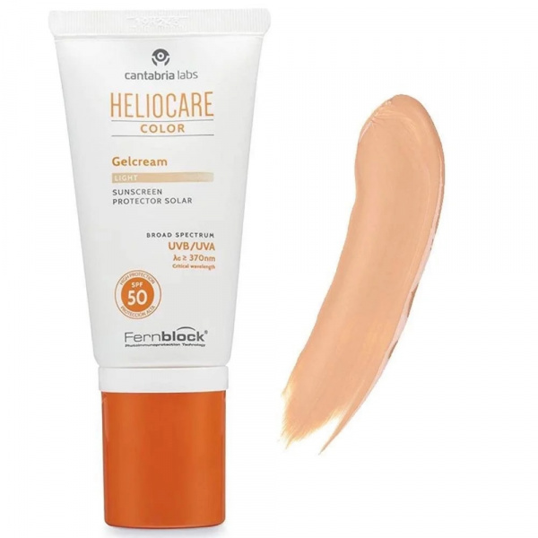 Тональный солнцезащитный гель-крем с SPF50 Light Cantabria Labs Heliocare Color Gelcream Light SPF50, 50 мл Тональный солнцезащитный гель-крем с SPF50 Light Cantabria Labs Heliocare Color Gelcream Light SPF50, 50 мл