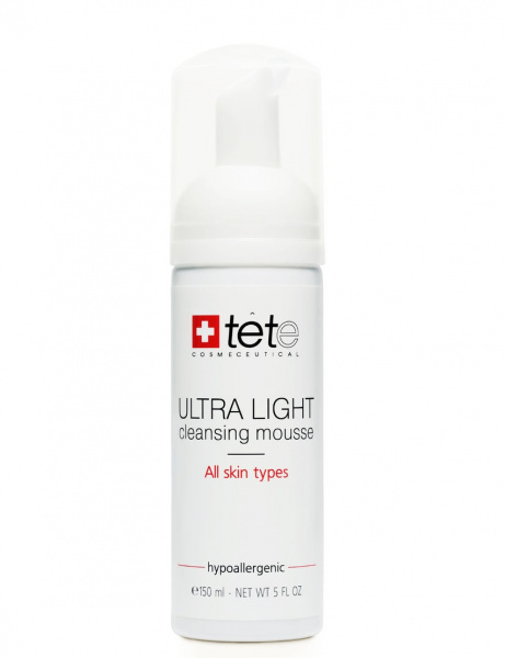 Ультра легкий мусс для умывания TETe Cosmeceutical Ultra Light Cleansing Mousse Ультра легкий мусс для умывания TETe Cosmeceutical Ultra Light Cleansing Mousse
