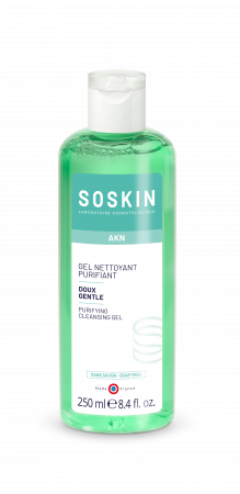 Гель очищающий для жирной и комбинированной кожи Soskin-Paris Purifying Cleansing Gel, 250 мл