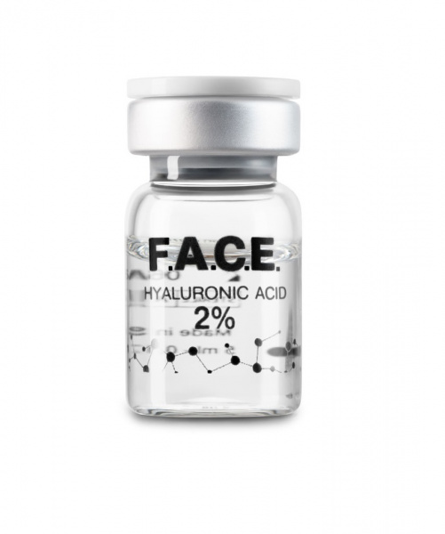 Высокомолекулярная нестабилизированная гиалуроновая кислота 2% F.A.C.E. Hyaluronic Acid 2%, мл
