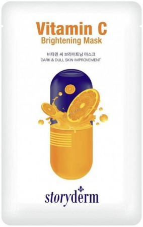 Осветляющая тканевая маска с витамином С Storyderm Silk Mask Vitamin C Brightening, 25 мл