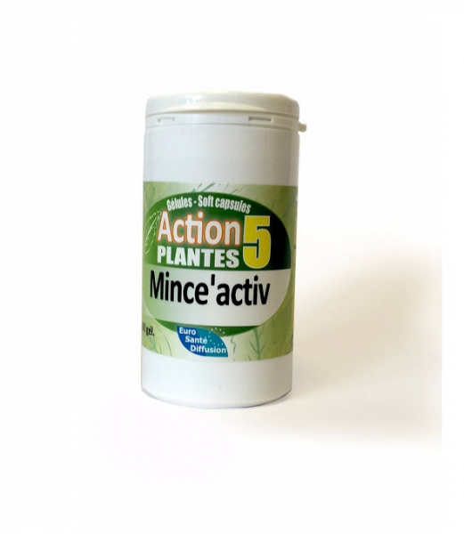 Минсактив капсулы для эффективного похудения Лаборатория Деваль Action Plantes Minceactiv, 100 шт