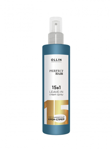 Несмываемый крем-спрей 250 мл OLLIN Professional PERFECT HAIR 15 в 1 Несмываемый крем-спрей 250 мл OLLIN Professional PERFECT HAIR 15 в 1