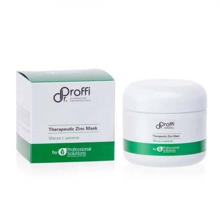 Маска для лица с цинком и серой Doctor Proffi Therapeutic Zinc Mask, 60 мл