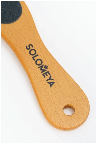 Профессиональная деревянная педикюрная пилка в форме стопы Solomeya Professional Wooden Foot File Foot shape
