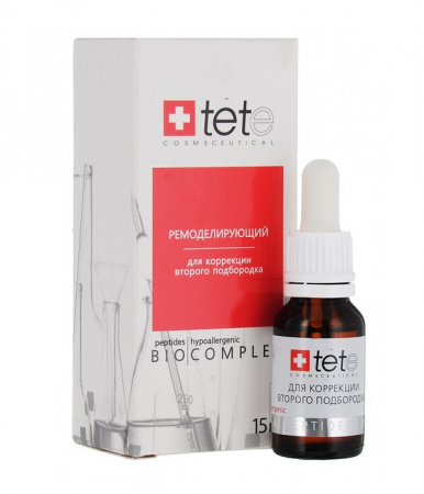 Биокомплекс для коррекции второго подбородка и уменьшения объема жировых отложений TETe Cosmeceutical Biocomplex Remodeling