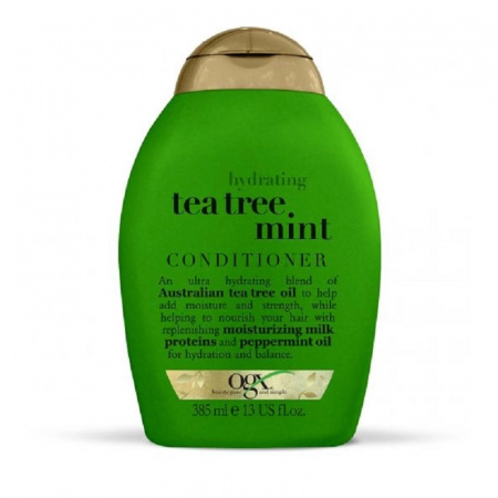 Освежающий кондиционер для кожи головы с маслом Чайного дерева и мятой OGX Extra Strength Refreshing Scalp + Teatree Mint Conditioner 385 мл.