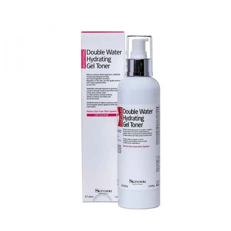 Тоник для лица увлажняющий Skindom Double Water Hydrating Gel Toner, 220 мл