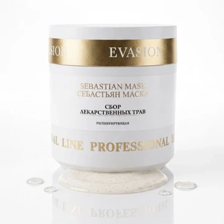 Маска для лица регенерирующая Сбор лекарственных трав EVASION PROFESSIONAL LINE SEBASTIAN MASK, 400 мл