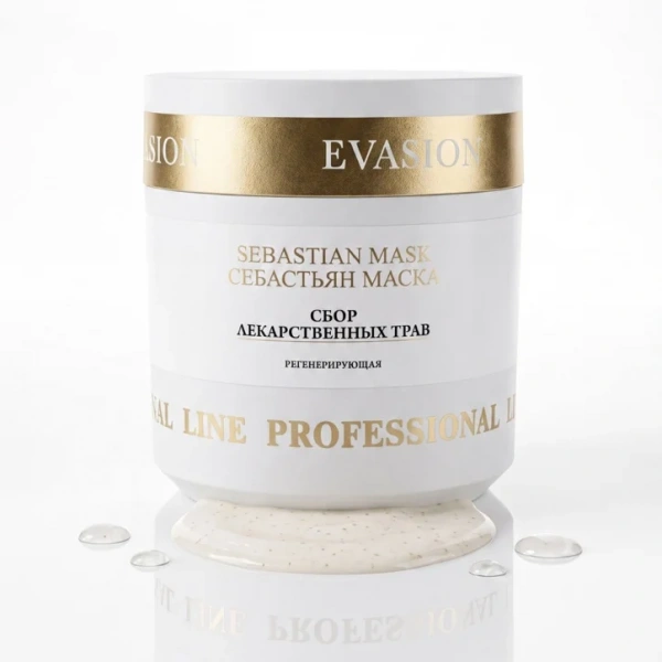 Маска для лица регенерирующая Сбор лекарственных трав EVASION PROFESSIONAL LINE SEBASTIAN MASK, 400 мл