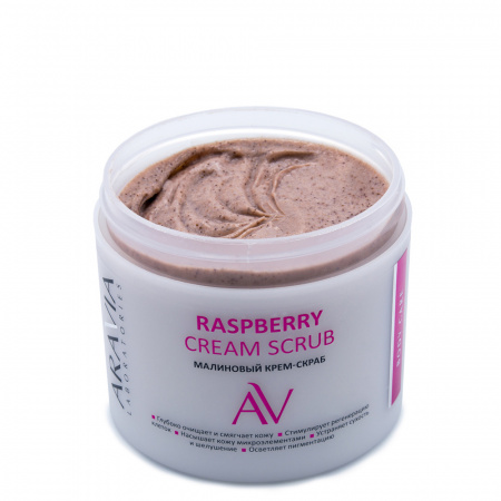 Малиновый крем-скраб Aravia Laboratories Raspberry Cream Scrub, 300 мл Малиновый крем-скраб Aravia Laboratories Raspberry Cream Scrub, 300 мл