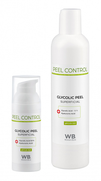 Пилинг гликолевый 50% поверхностный Woman's Bliss Superficial Glycolic Peel