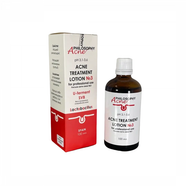 Лечебный лосьон антисептический при акне Philosophy Acne Derm Treatment Lotion №3, 100 мл