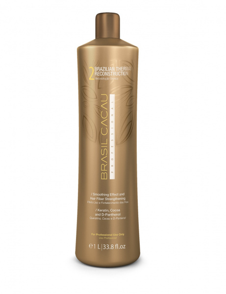 Средство для кератинового выпрямления Brasil Cacau Professional Brazilian Thermal Reconstuction, 1000 мл