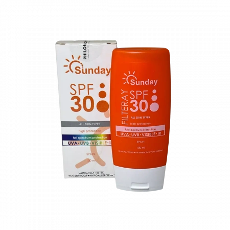 Солнцезащитный крем СПФ 30  Philosophy Sunday filteray, 100 мл