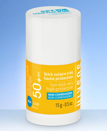 Солнцезащитный стик SPF50 Soskin SPF50+ Sun Stick Very High Protection, 15 мл