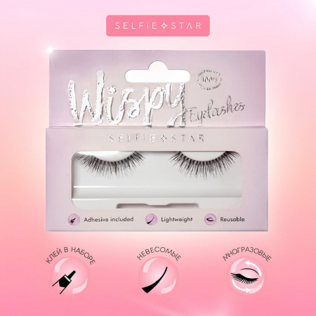 Накладные ресницы Selfie Star Eyelashes Wispy Sweetie, SS035