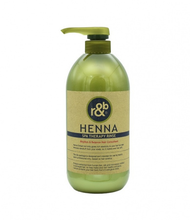 Бальзам-ополаскиватель для волос с экстрактом хны Skindom R&b Henna Spa Therapy Rinse, 450 мл. 