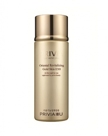 Тоник для лица восстанавливающий Privia Oriental Revitalizing Gold Skin
