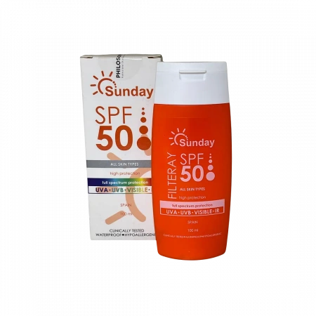 Солнцезащитный крем СПФ 50  Philosophy Sunday filteray, 100 мл