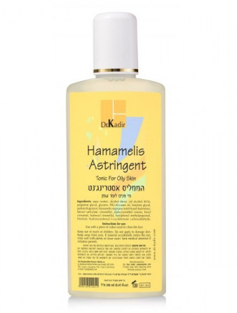 Тоник для жирной кожи с Гамамелисом Dr. Kadir   Astringent-Hamamelis Tonic For Oily Skin, 250 мл