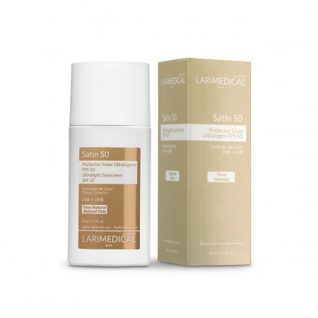 Солнцезащитный крем с тонирующим эффектом 50 SPF LARIMIDE Spain Satin NATURAL 50 SPF 50 мл