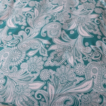 Комплект постельного белья Делюкс Сатин на резинке  ,VIVA - HOME TEXTILE