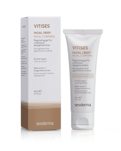 Регулирующий гель для тканевой пигментации Vitises Regulating Gel For Cutaneous Depigmentation, 100 мл Регулирующий гель для тканевой пигментации Vitises Regulating Gel For Cutaneous Depigmentation, 100 мл