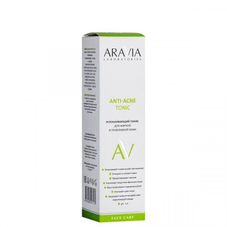 Успокаивающий тоник для жирной и проблемной кожи Aravia Anti-Acne Tonic, 250 мл
