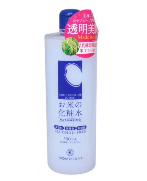 Увлажняющий лосьон с экстрактом риса Momotani Rice Moisture Lotion,  500 мл