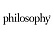 Philosophy Philosophy