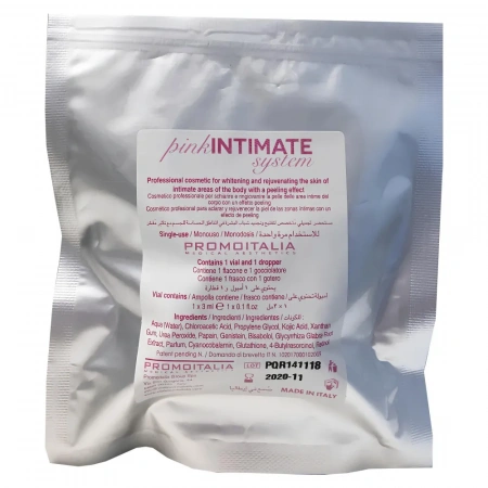 Инновационная пилинг-система для отбеливания и омоложения Promoitalia Pink Intimate System, 3 мл
