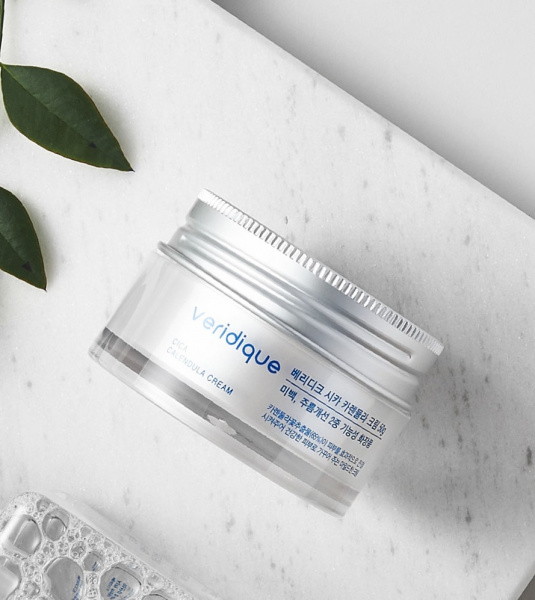 Восстанавливающий крем с экстрактом календулы и центеллы азиатской Veridique Cica Calendula Cream, 50 гр Восстанавливающий крем с экстрактом календулы и центеллы азиатской Veridique Cica Calendula Cream, 50 гр