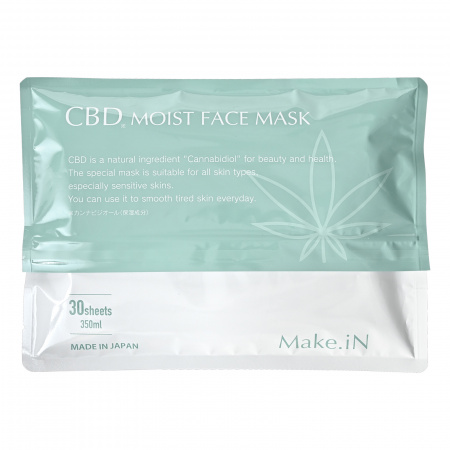 Увлажняющая маска на основе конопли Make.iN CBD MOIST FACE MASK, 30 шт