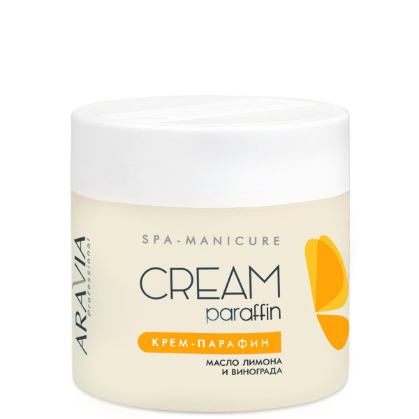 Крем-парафин с маслом лимона и винограда Aravia Professional Tropical Cocktail, 300 мл Крем-парафин с маслом лимона и винограда Aravia Professional Tropical Cocktail, 300 мл