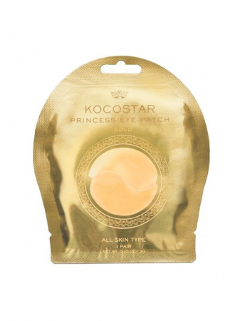 Гидрогелевые патчи для глаз (Золотые) Kocostar Princess Eye Patch (Gold), 3 г., 1 пара