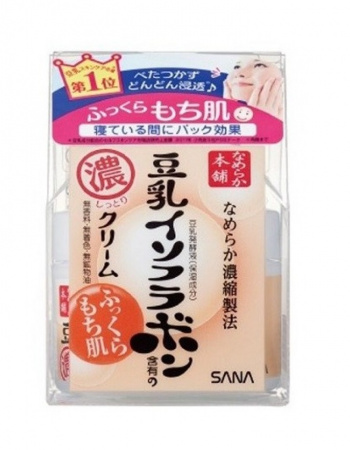 Крем ночной питательный с изофлавонами сои Sana Soy Milk Night Cream