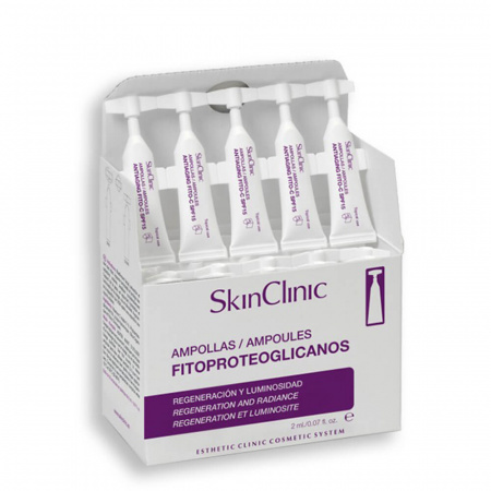 Омолаживающий концентрат с фитопротеогликанами, SkinClinic, AMPOULES FITOPROTEOGLICANOS, 2 мл.*30 шт. 