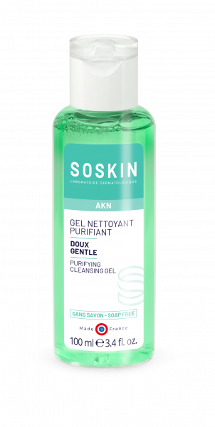 Гель очищающий для жирной и комбинированной кожи Soskin-Paris Purifying Cleansing Gel, 100 мл
