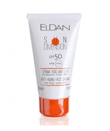 Дневная защита от солнца SPF50 Eldan Anti-Aging Face Cream High Protection