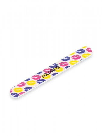 Пилка для ногтей Поцелуй Solomeya nail file 180/220 грит