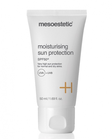 Увлажняющий солнцезащитный крем SPF 50+ Mesoestetic Moisturising Sun Protection SPF 50+