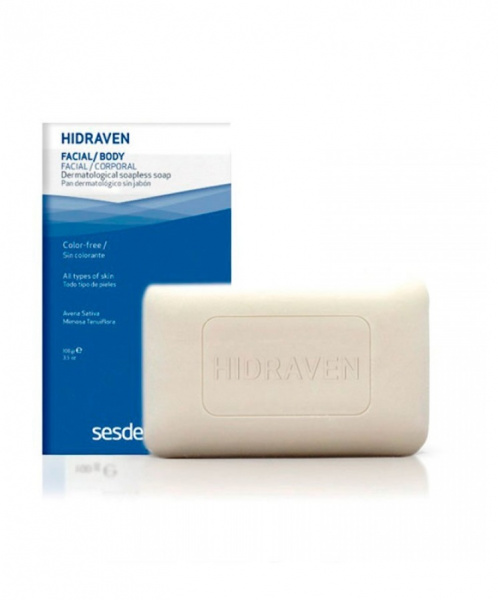 Мыло дерматологическое Hidraven Facial and Body Dermatological Soapless Soap, 100 гр Мыло дерматологическое Hidraven Facial and Body Dermatological Soapless Soap, 100 гр