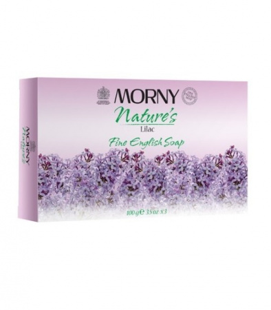 Английское мыло Сирень Morny of London Lilac Fine English Soap 3 шт