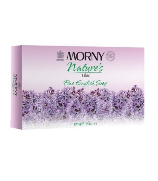 Английское мыло Сирень Morny of London Lilac Fine English Soap 3 шт Английское мыло Сирень Morny of London Lilac Fine English Soap 3 шт