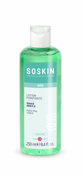 Очищающий лосьон (тоник) для жирной и комбинированной кожи Soskin Gentle Purifying Lotion-Combination Or Oily Skin, 250 мл.