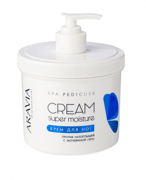 Крем для ног с мочевиной 10% Aravia Cream Super Moisture,  500 мл Крем для ног с мочевиной 10% Aravia Cream Super Moisture,  500 мл